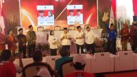 Pengundian nomor urut pasangan calon Pilbup Malang 2024. (Foto: Muhammad Aminudin/detikJatim)