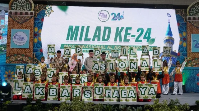 Milad ke-24 Masjid Nasional Al-Akbar Surabaya Jawa Timur, Sabtu (30/11/2024). ANTARA/HO-Masjid Al Akbar Surabaya.