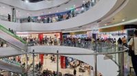 Pengunjung di Sunrise Mall Kota Mojokerto di Jalan Benteng Pancasila, Kecamatan Magersari, Kota Mojokerto. [beritajatim.com]