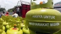 Gas Elpiji 3 kilogram.