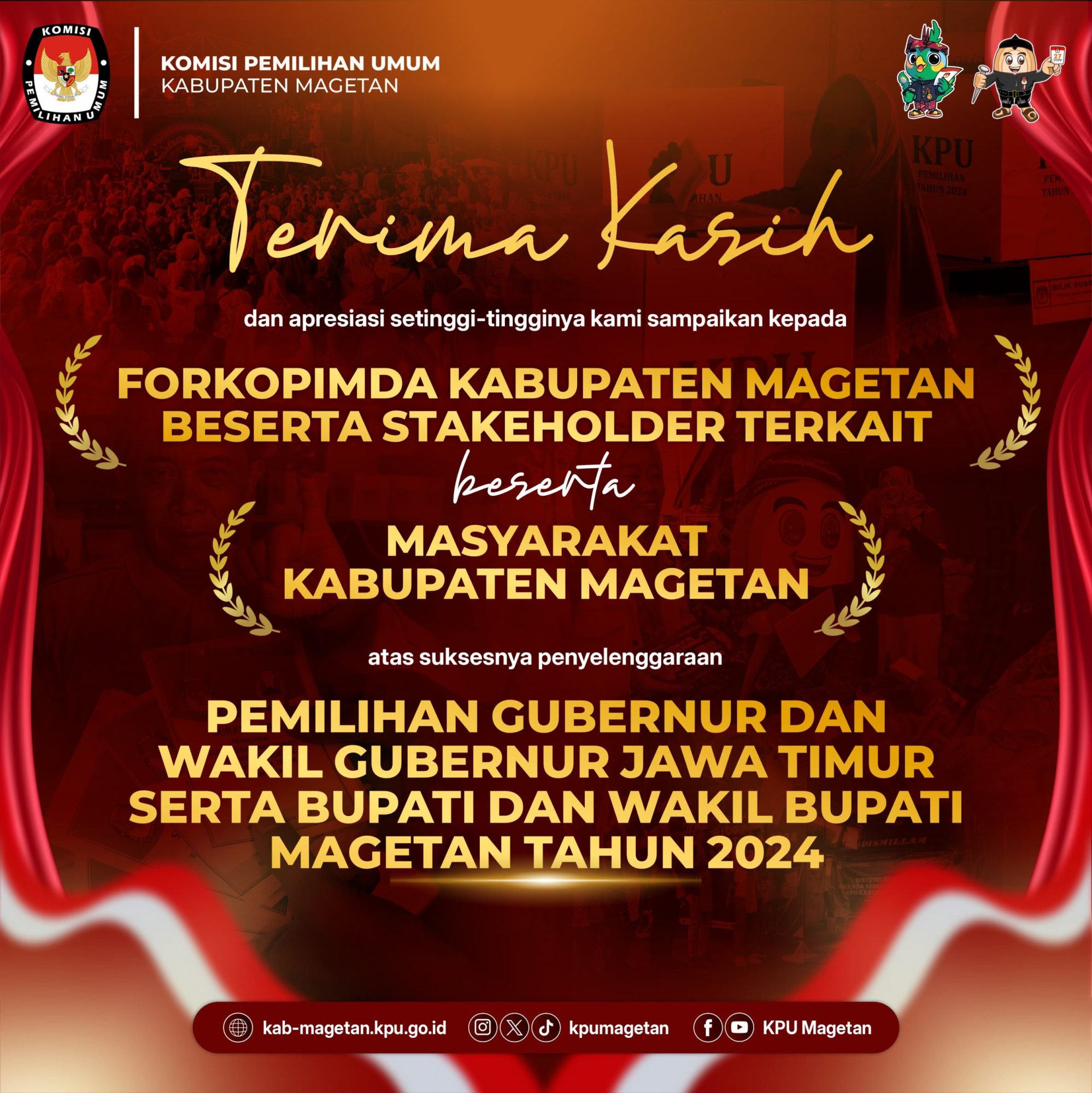 ucapan terimakasih kpu magetan kpu magetan