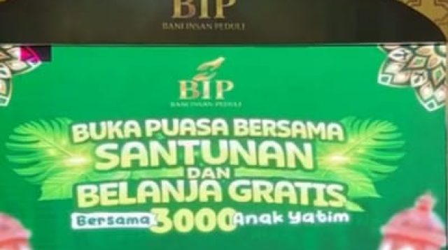 Event yang digagas oleh Direktur Bani Insani Peduli, H. Ali Zainal Abidin.