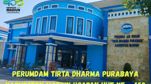 Perumdam Tirta Dharma Purabaya Kabupaten Madiun Ucapan HUT ke - 458
